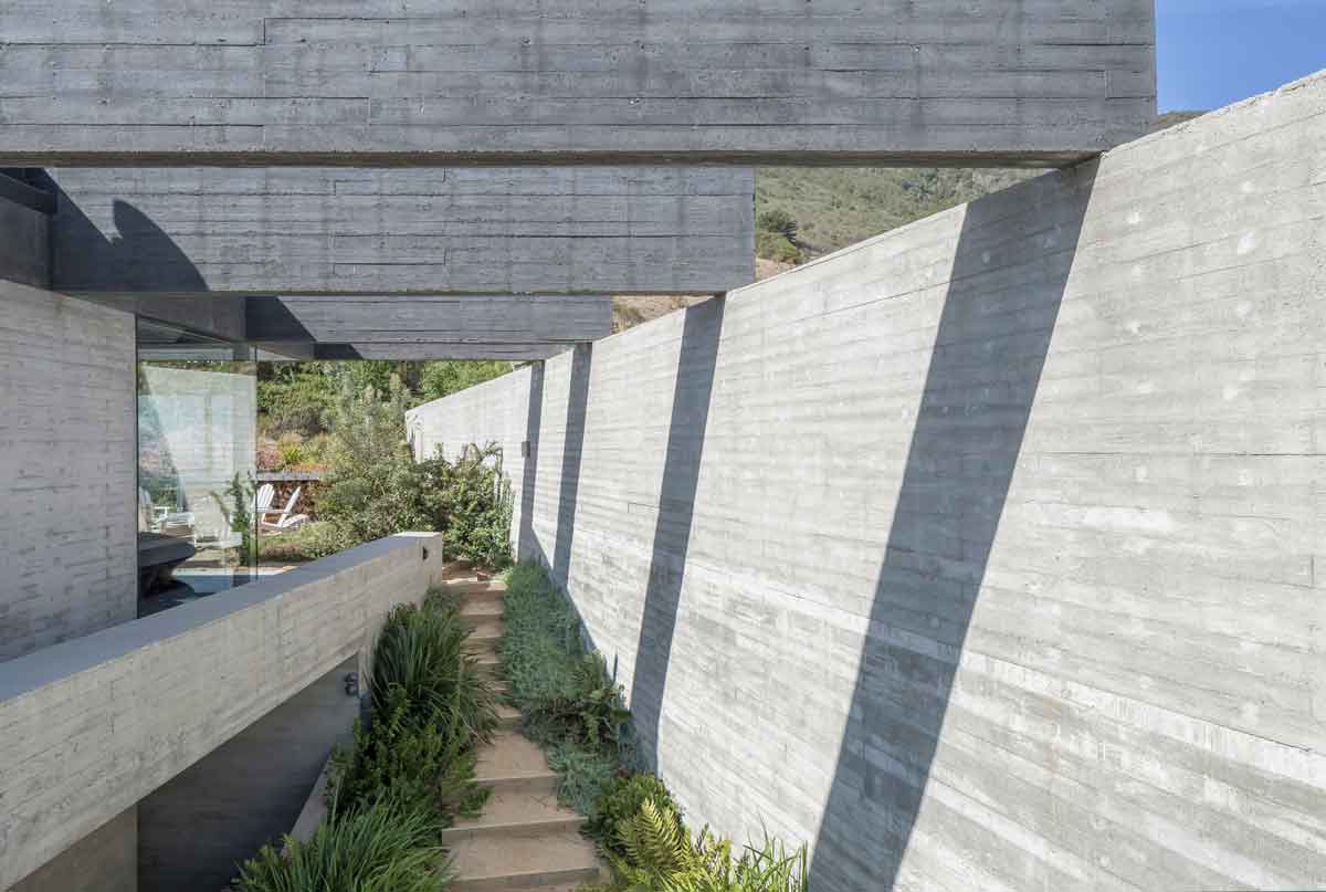 智利五支大樑別墅／Polidura Arquitectos