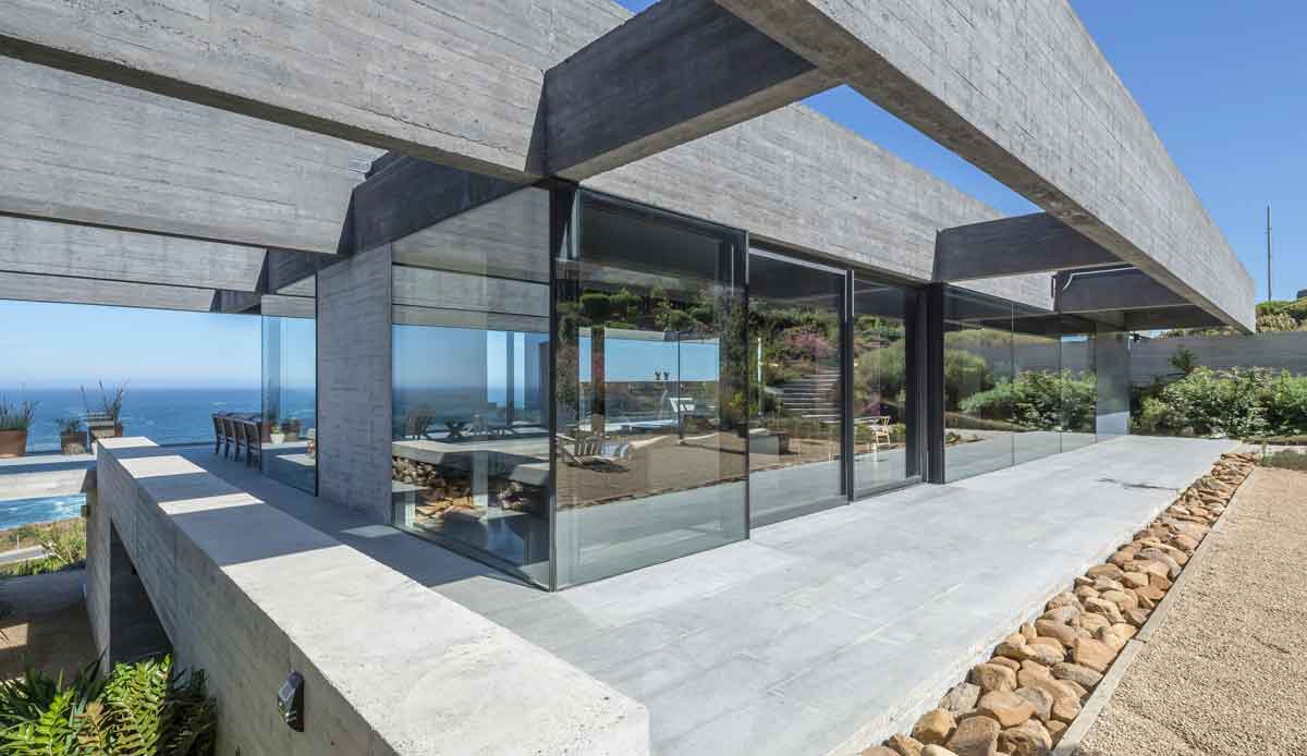 智利五支大樑別墅／Polidura Arquitectos
