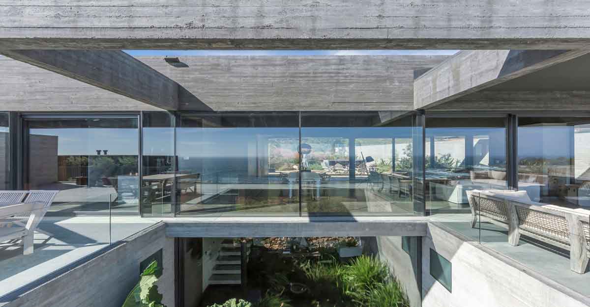 智利五支大樑別墅／Polidura Arquitectos