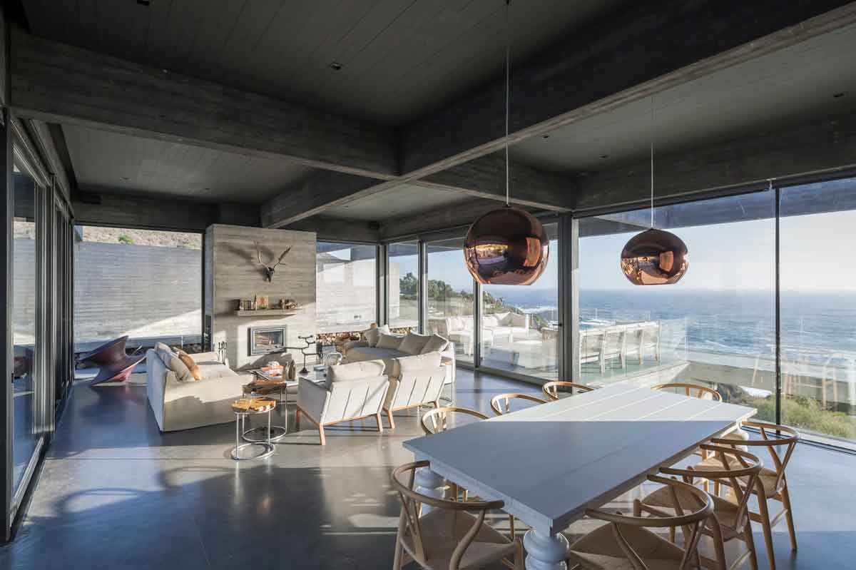智利五支大樑別墅／Polidura Arquitectos