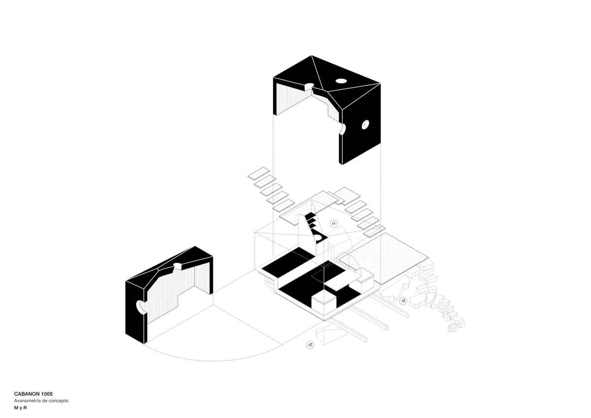 分析圖，直布羅陀海峽小木屋Cabanon 1005 House／estudio eyc