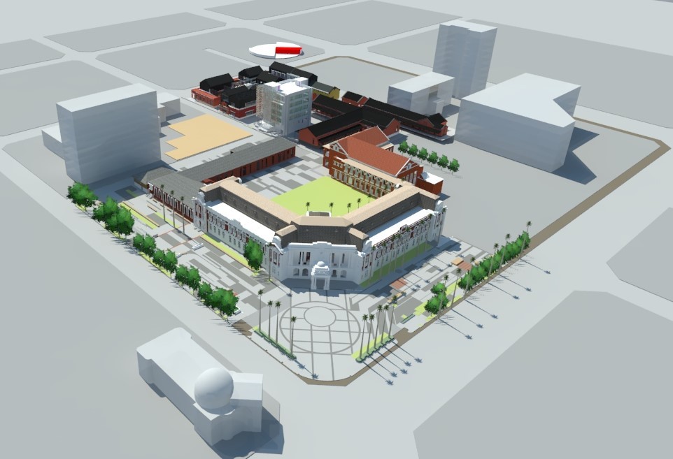 台中州廳修復工程完工後模擬圖