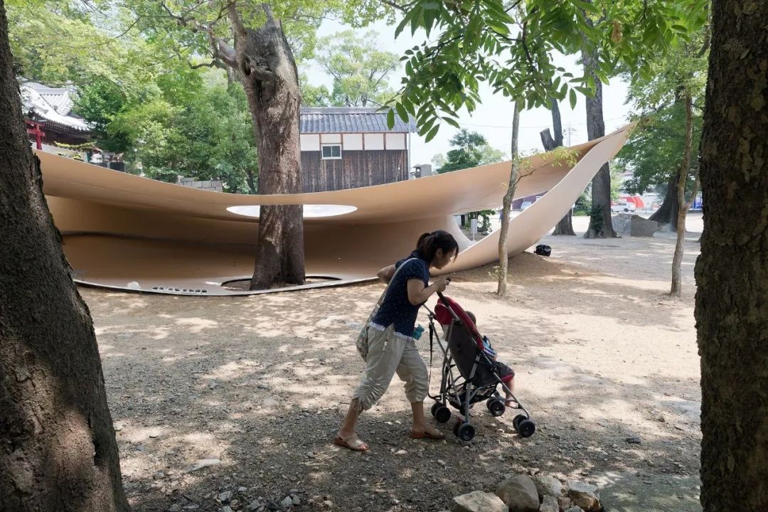 瀨戶內國際藝術祭，小豆島葺田展亭／西澤立衛