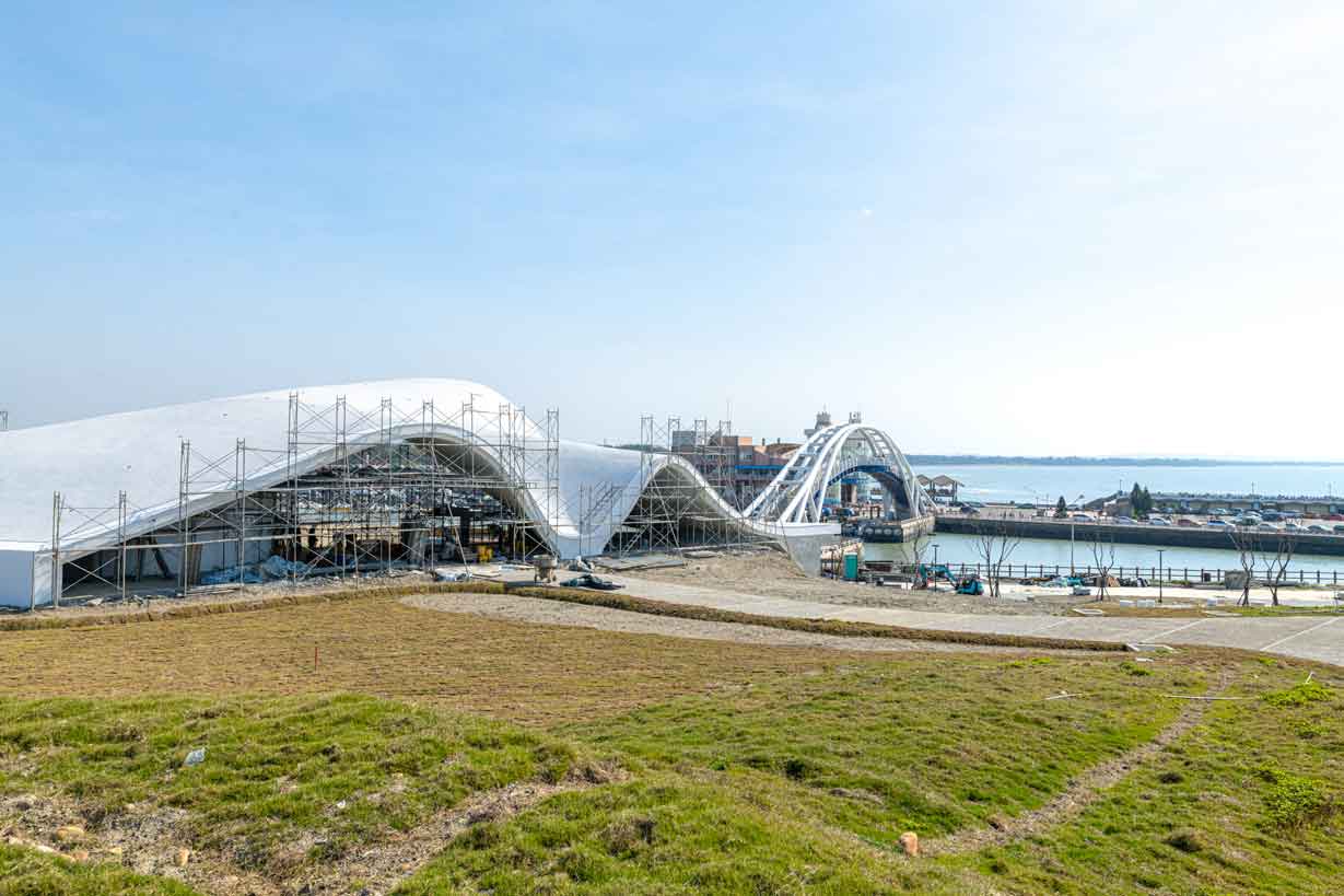永安海螺文化體驗園區位於永安漁港旁