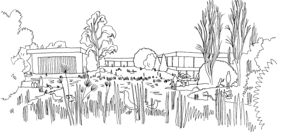 特萊斯設計手稿 © gulbenkian garden