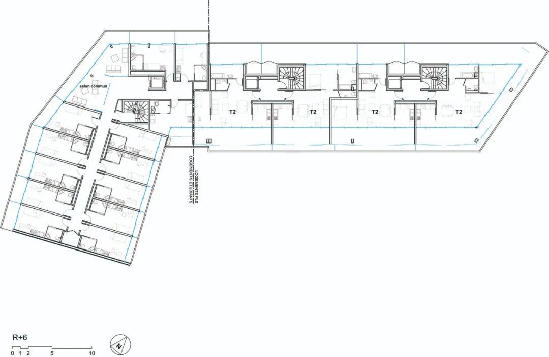 巴黎學生宿舍＋社會住宅 Ourcq Jaures Student & Social Housing ／Lacaton＆Vassal