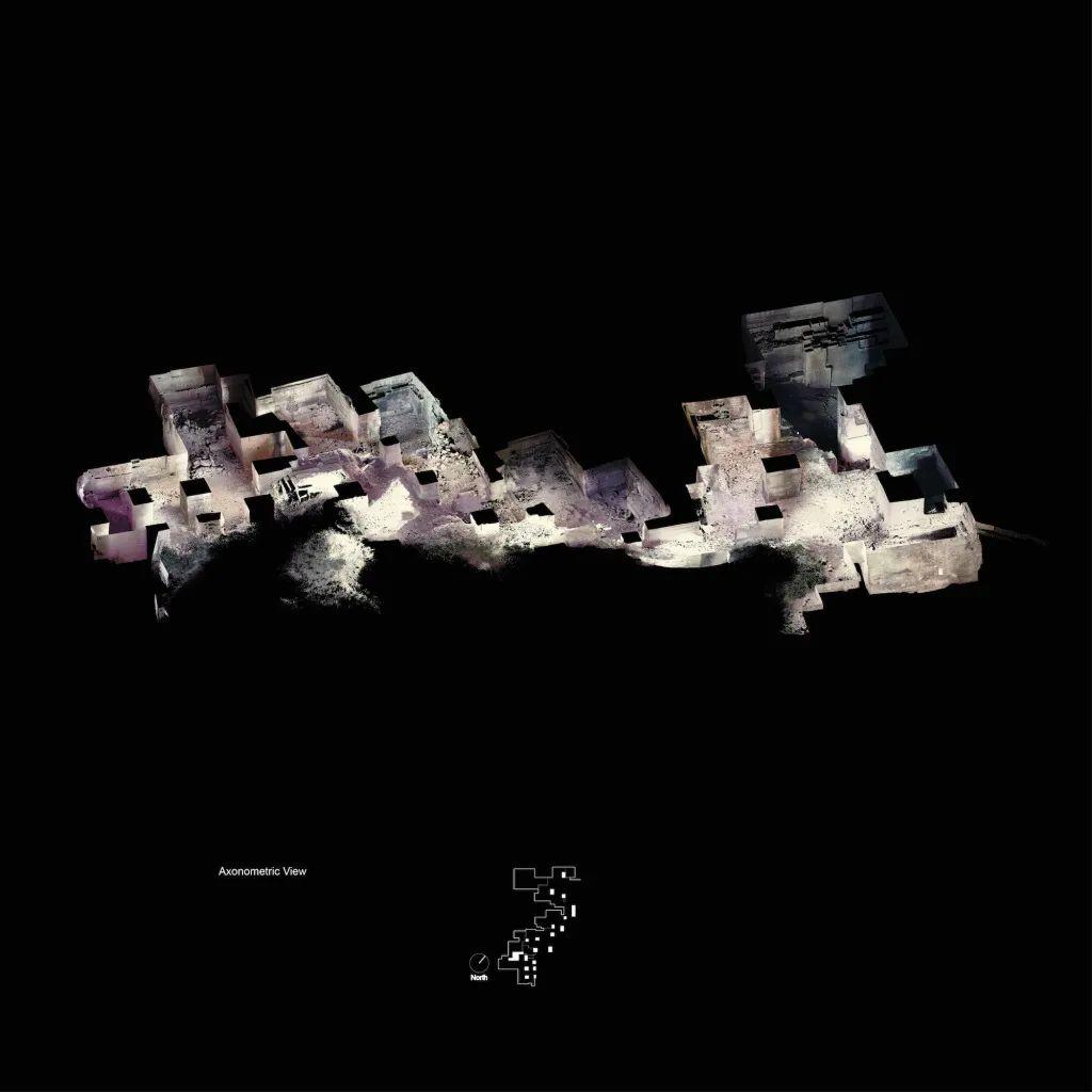 利用3D雷射掃描建立的數位模型 西班牙大地之屋Ca'n Terra／Ensamble Studio