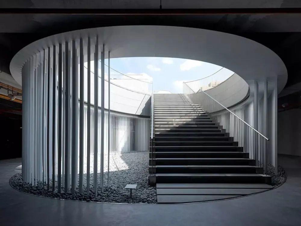 台南美術館二館停車場「律動之影」裝置藝術／原研哉＋noiz architects