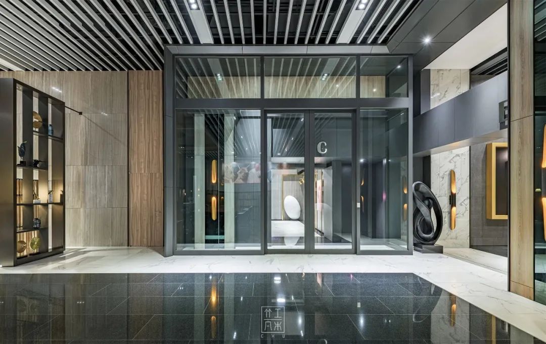 威鈞國際商務城公設空間室內設計／邵唯晏 竹工凡木設計研究室