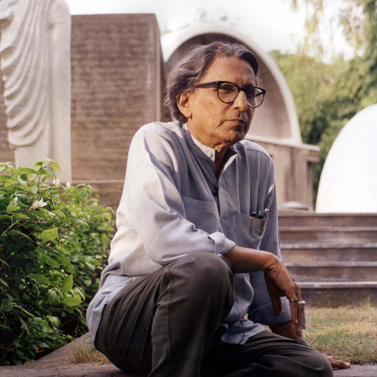 Balkrishna Doshi, Premio Pritzker 2018. Image © VSF