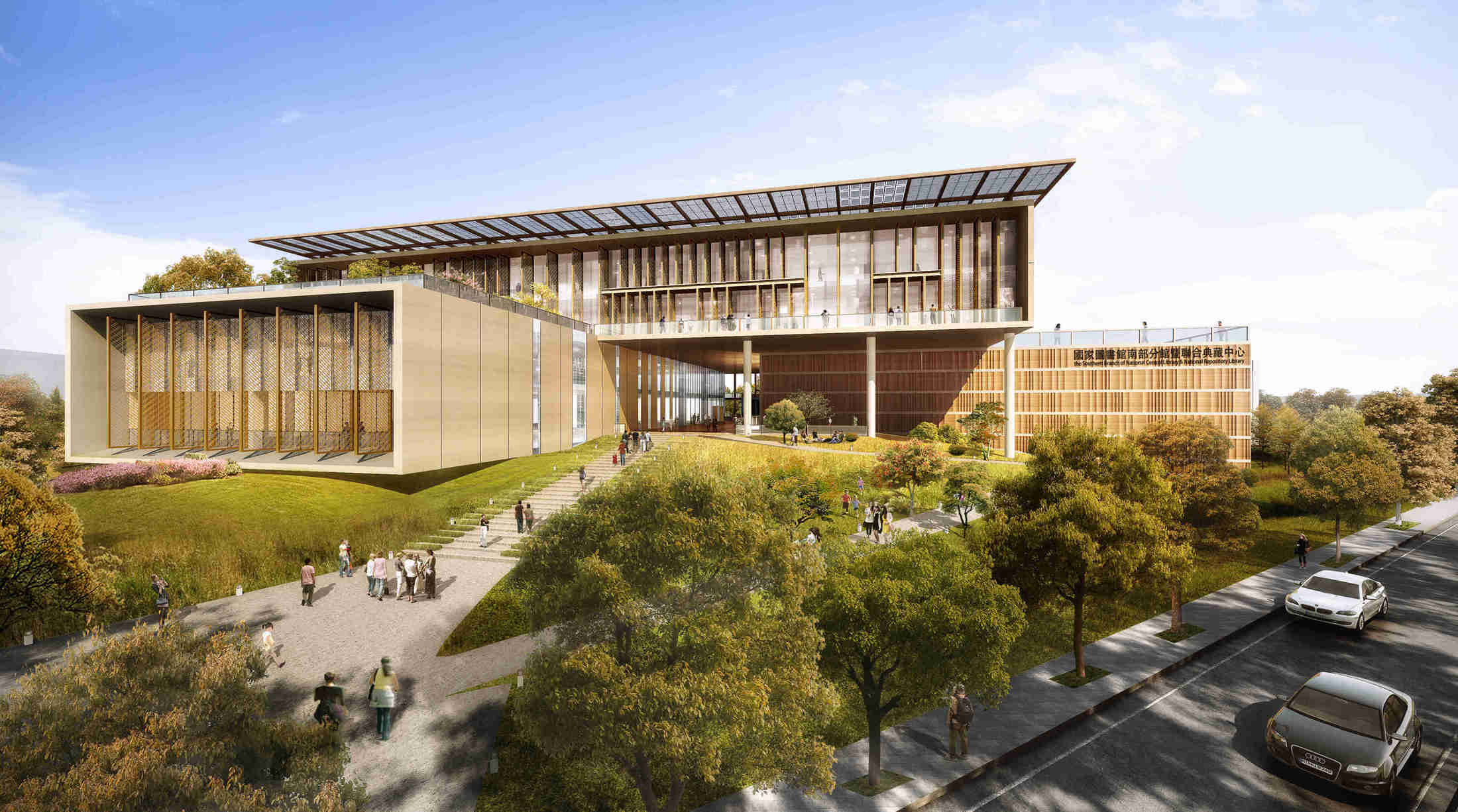 國家圖書館南部分館暨國家聯合典藏中心新建工程競圖首獎／Carlo Ratti Associatti 九典聯合建築師事務所