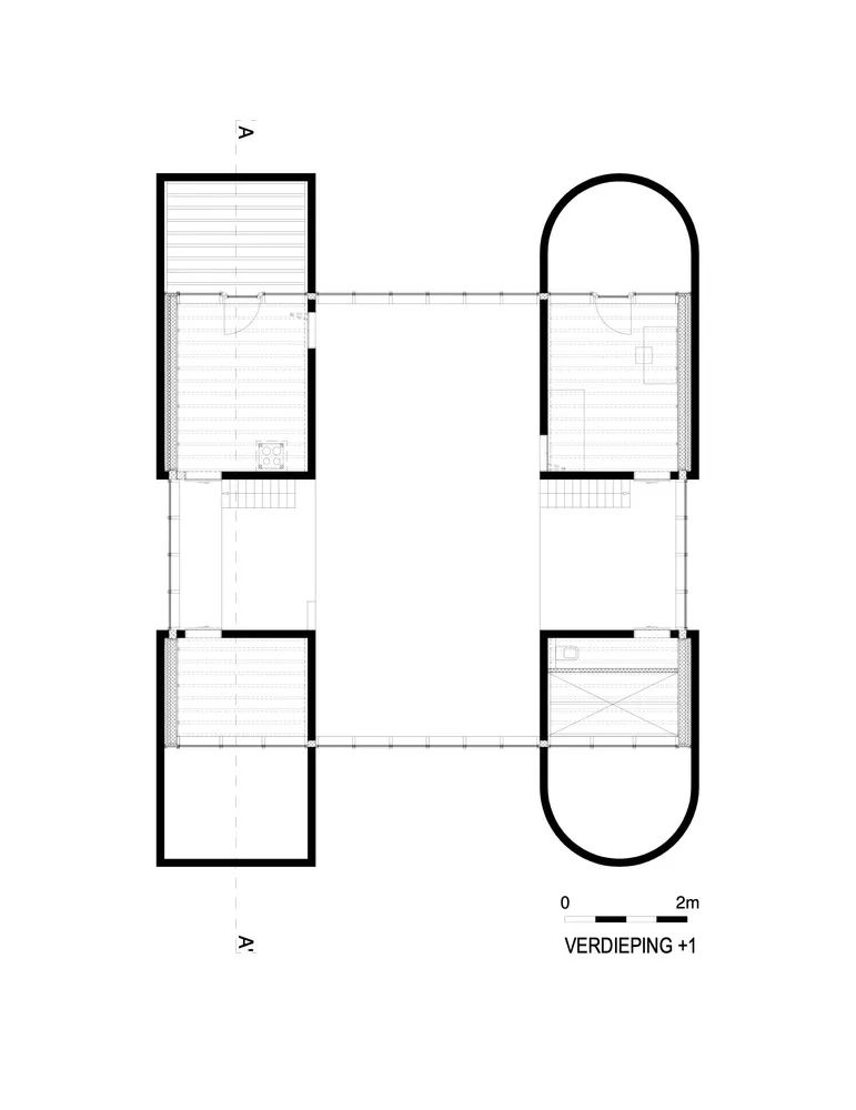 比利時磚造私人住宅/BLAF Architecten