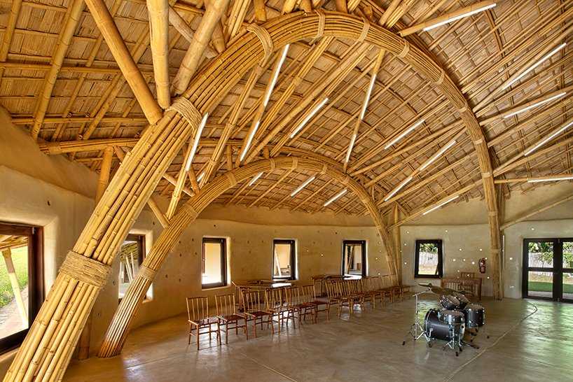 performance hall at music center, Science Labs & Music Center at Panyaden International School / Chiangmai Life Architects