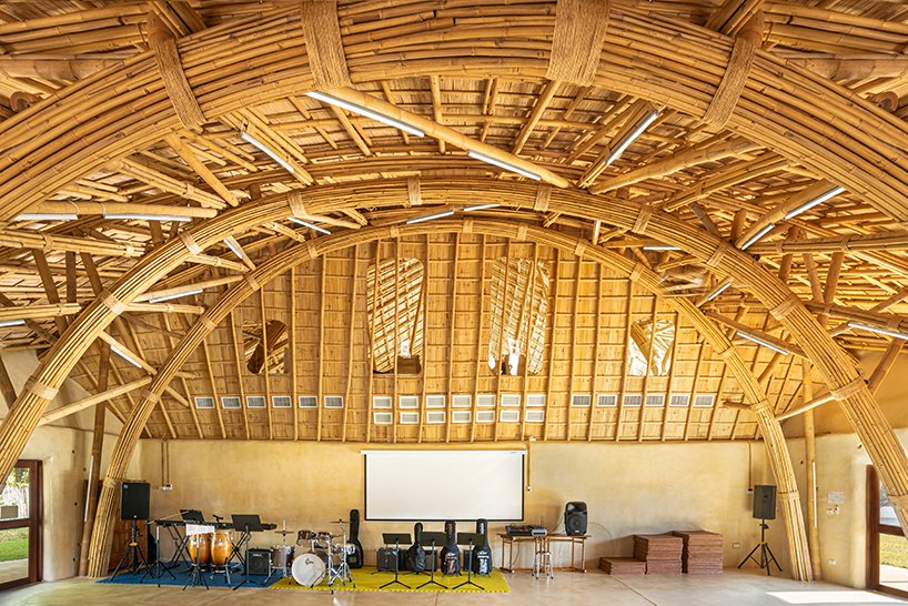 performance hall at music center, Science Labs & Music Center at Panyaden International School / Chiangmai Life Architects