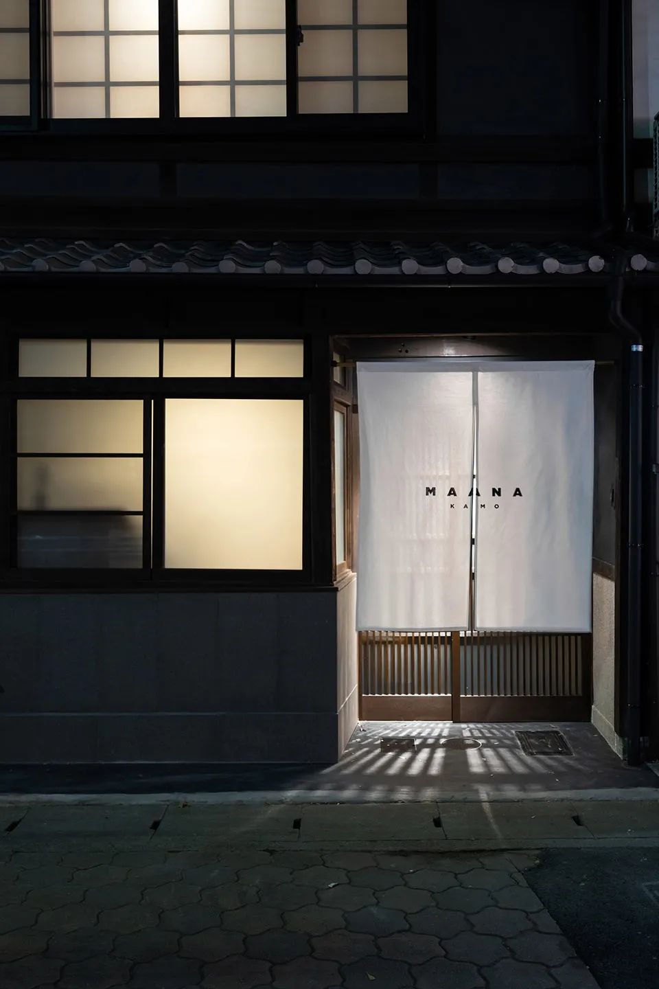 夜間立面外觀 京都系列假日居所Kyoto Maana Kamo/Maana Homes
