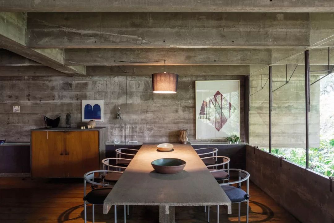 室內空間，Casa de Rocha 達‧洛查自宅／Paulo Mendes da Rocha ©Leonardo Finotti