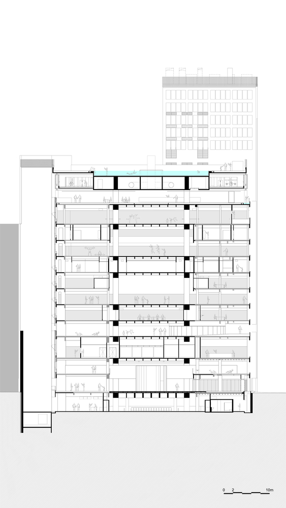 巴西聖保羅SESC 24 de Maio文化中心／Paulo Mendes Da Rocha＋MMBB Arquitetos