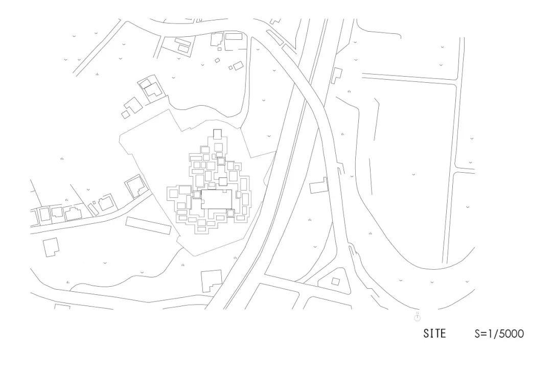 基地位置圖，空之森診療所／手塚建筑研究所Tezuka Architects