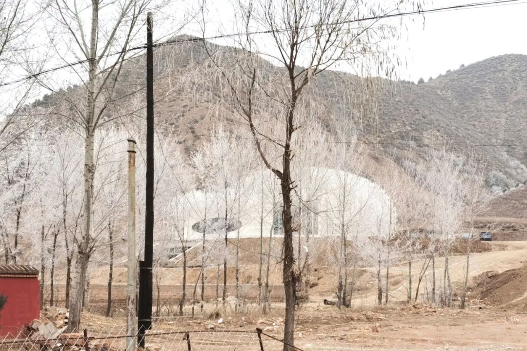 鋼構造建築，張家口市綠源冰酒品鑑堂／構詩建築