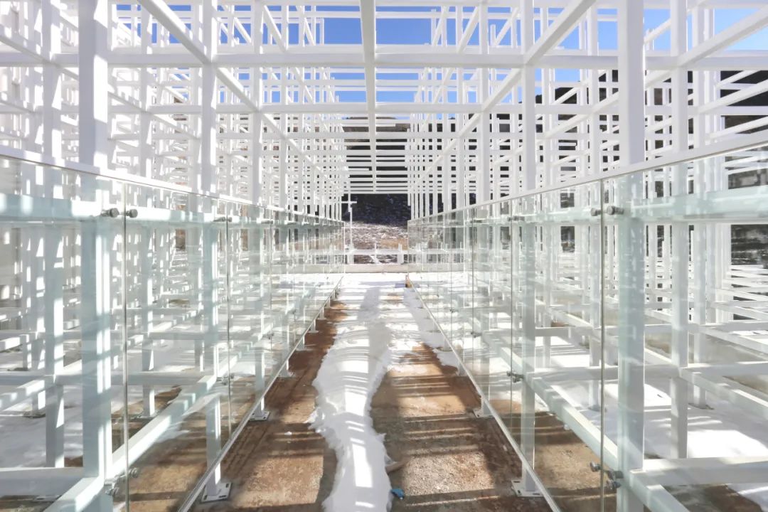 鋼構造建築，張家口市綠源冰酒品鑑堂／構詩建築