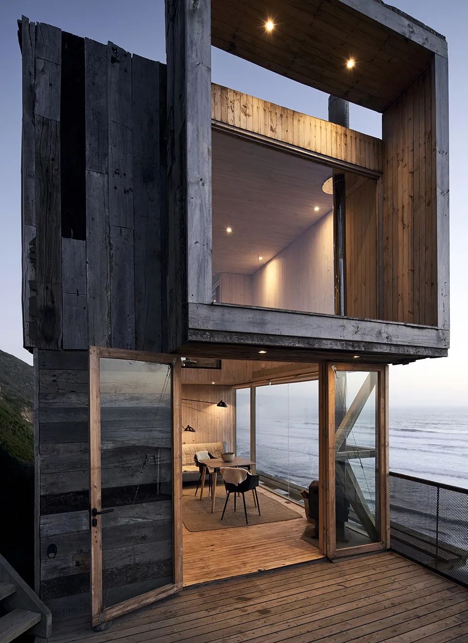 La Tagua小木屋外觀／Croxatto y Opazo Arquitectos