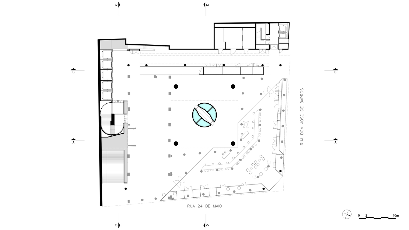 巴西聖保羅SESC 24 de Maio文化中心／Paulo Mendes Da Rocha＋MMBB Arquitetos