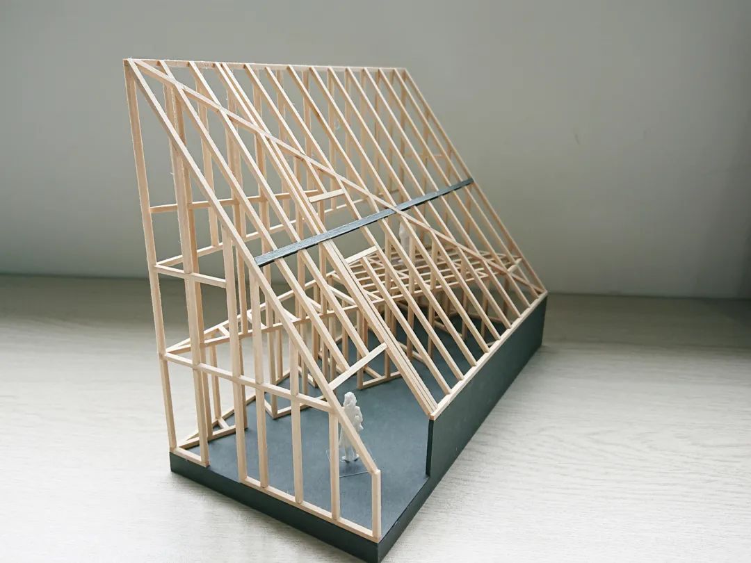 木構造模型，藝術家住宅＋藝廊 8.5 House／DOG建築師事務所