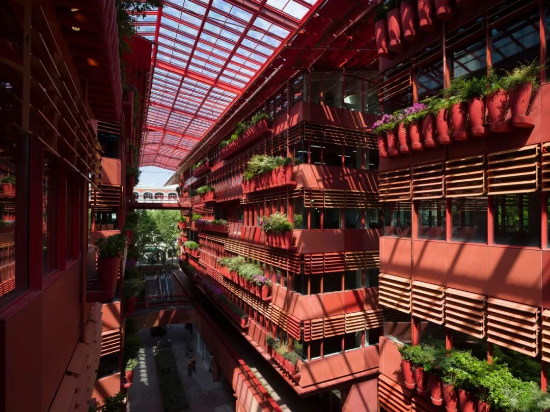 內部開放空間，上海恆基旭輝天地／Jean Nouvel