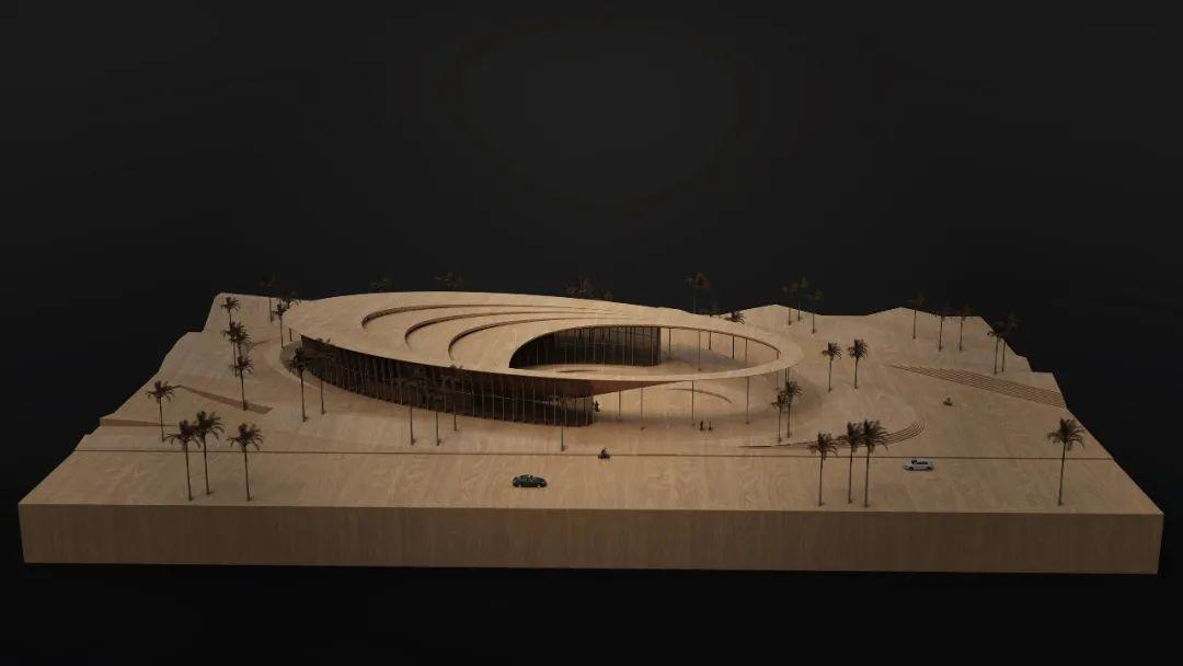 模型，海口南片區公園遊客中心／MUDA慕達建築