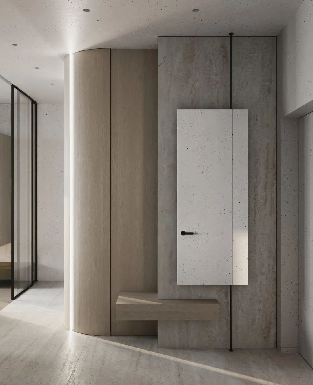 莫斯科公寓Grey APPARTMENT室內設計／Quadro Room