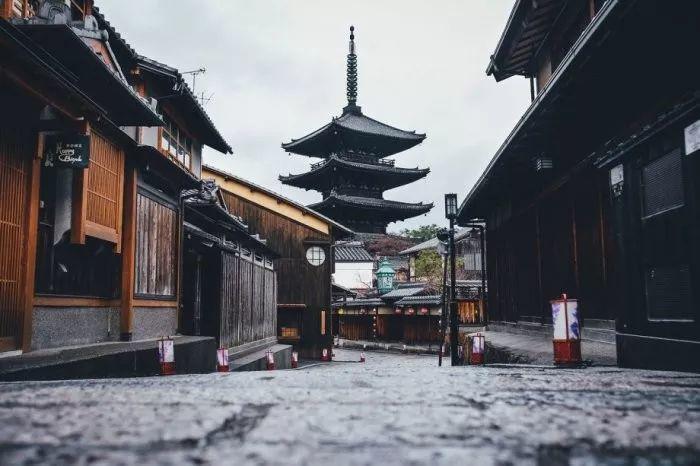 京都老街道及老屋 Kyoto old street scape with tadtional houses
