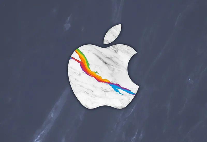 APPLE的大理石 logo