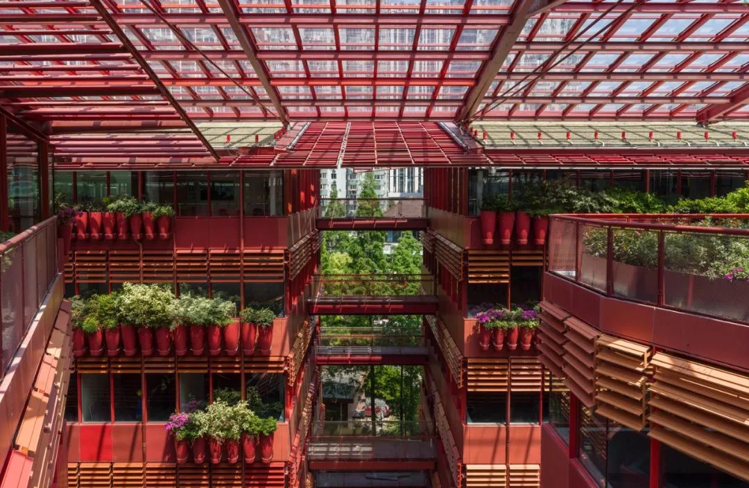 內部開放空間，上海恆基旭輝天地／Jean Nouvel