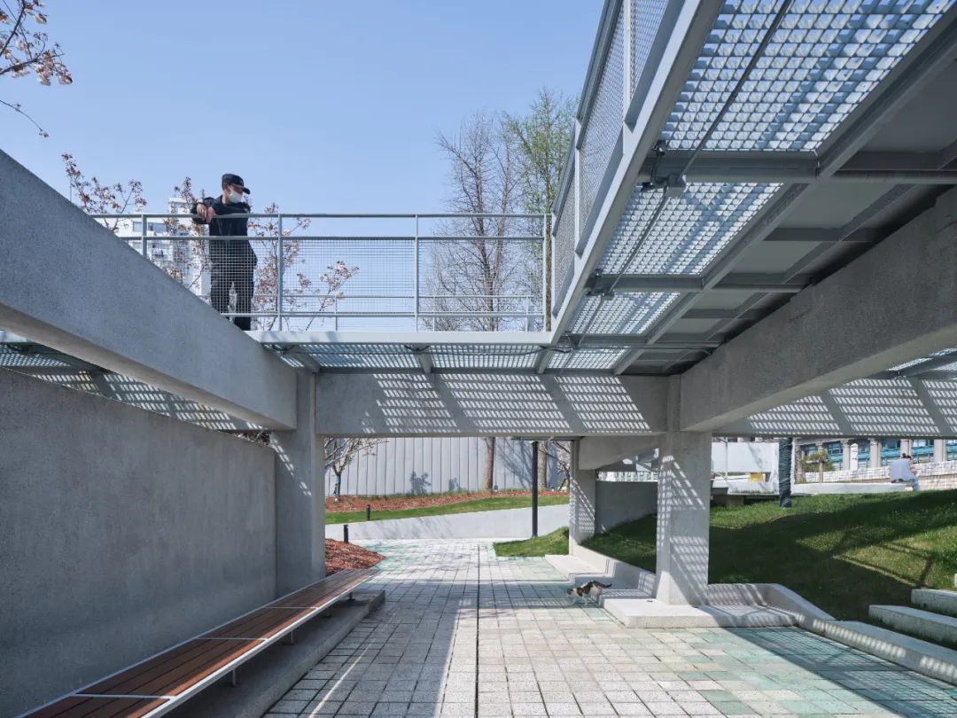 各種層次的公共空間，上海蘇州河櫻花谷／同濟原作設計工作室