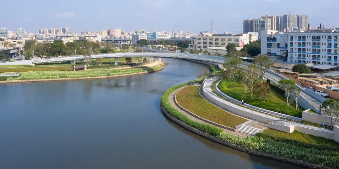 空拍相片，深圳蚝鄉湖公園／譯地事務所