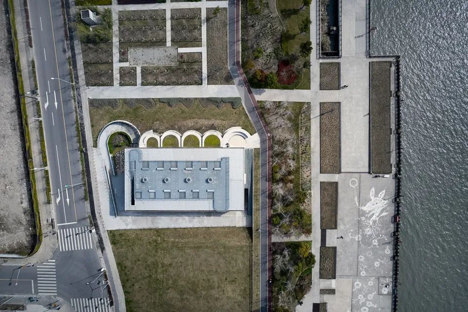 空拍，上海明華糖廠1500號廠房改造／同濟原作設計工作室