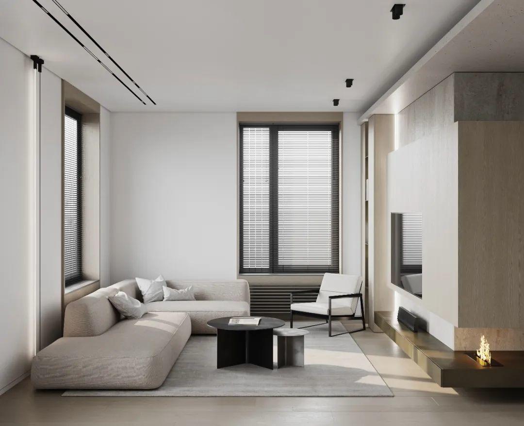 莫斯科公寓Grey APPARTMENT室內設計／Quadro Room