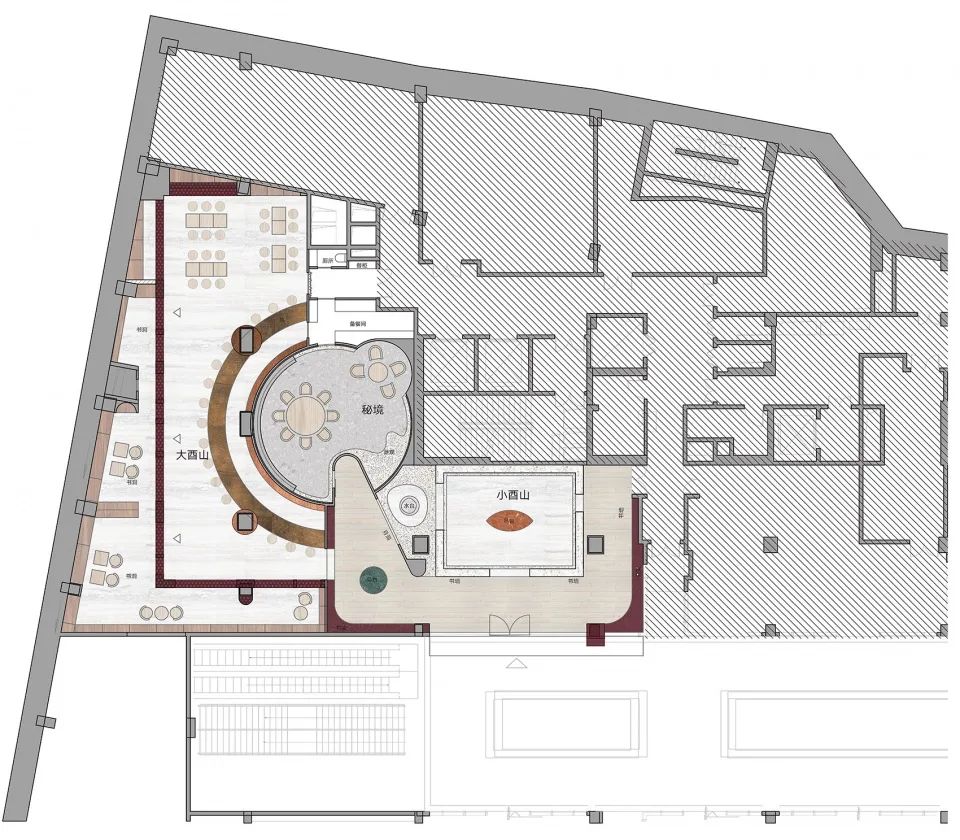 平面圖，上海二酉書店／Wutopia Lab