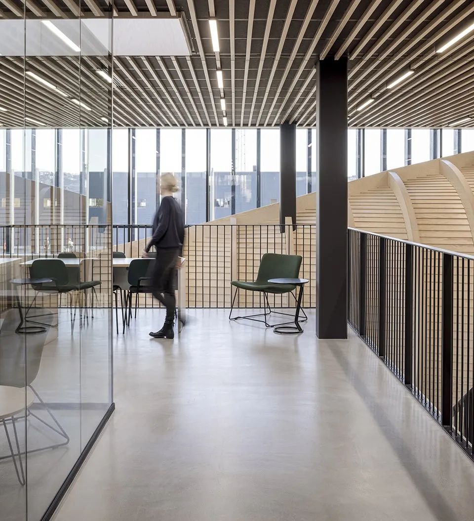 辦公室，丹麥The Klimatorium國際氣象中心／3XN + SLA