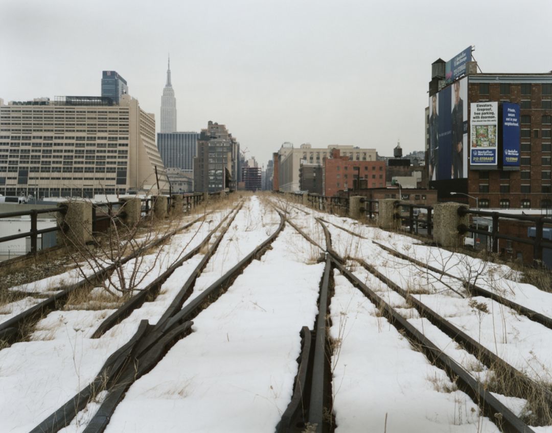 Highline New York City 紐約高線公園Joel Sternfeld拍攝的不同季節鐵路廢墟/圖片來自公園網站