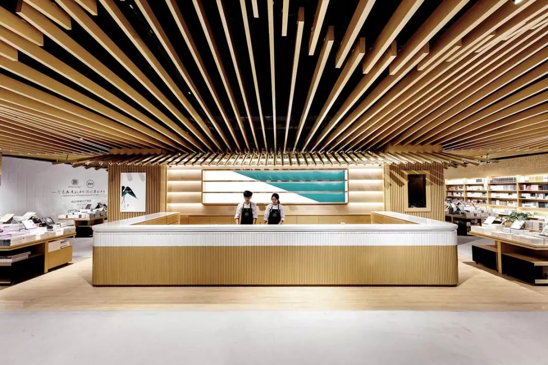 櫃臺，言几又書店杭州店／峻佳設計