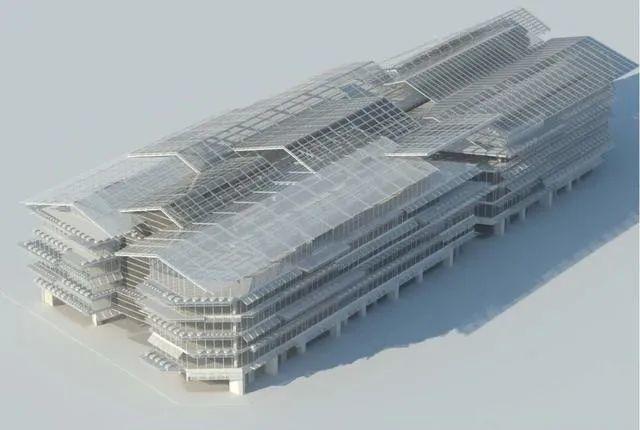 模型，上海恆基旭輝天地／Jean Nouvel