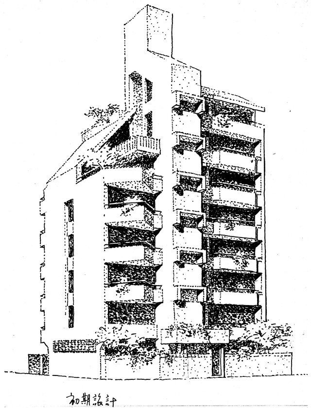 「雪舍」初期設計；所謂「住宅是生活的容器」，王秋華的自宅「雪舍」提供給下個世代住宅設計一種典範和教材。（王秋華提供）
