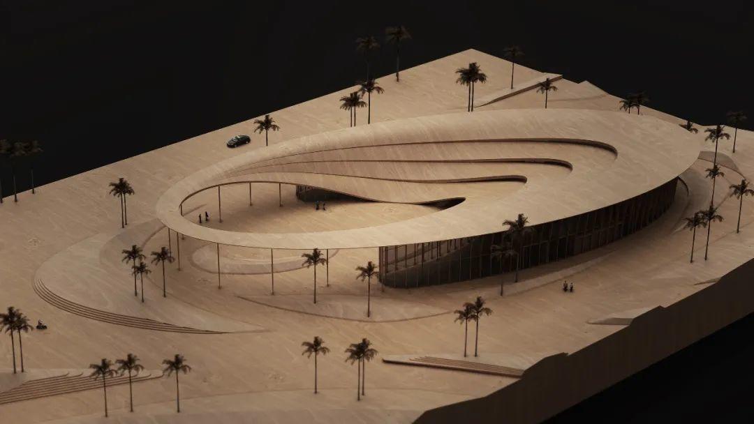 模型，海口南片區公園遊客中心／MUDA慕達建築