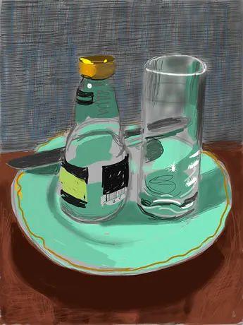 《無題，1094》，2011，iPad 繪畫