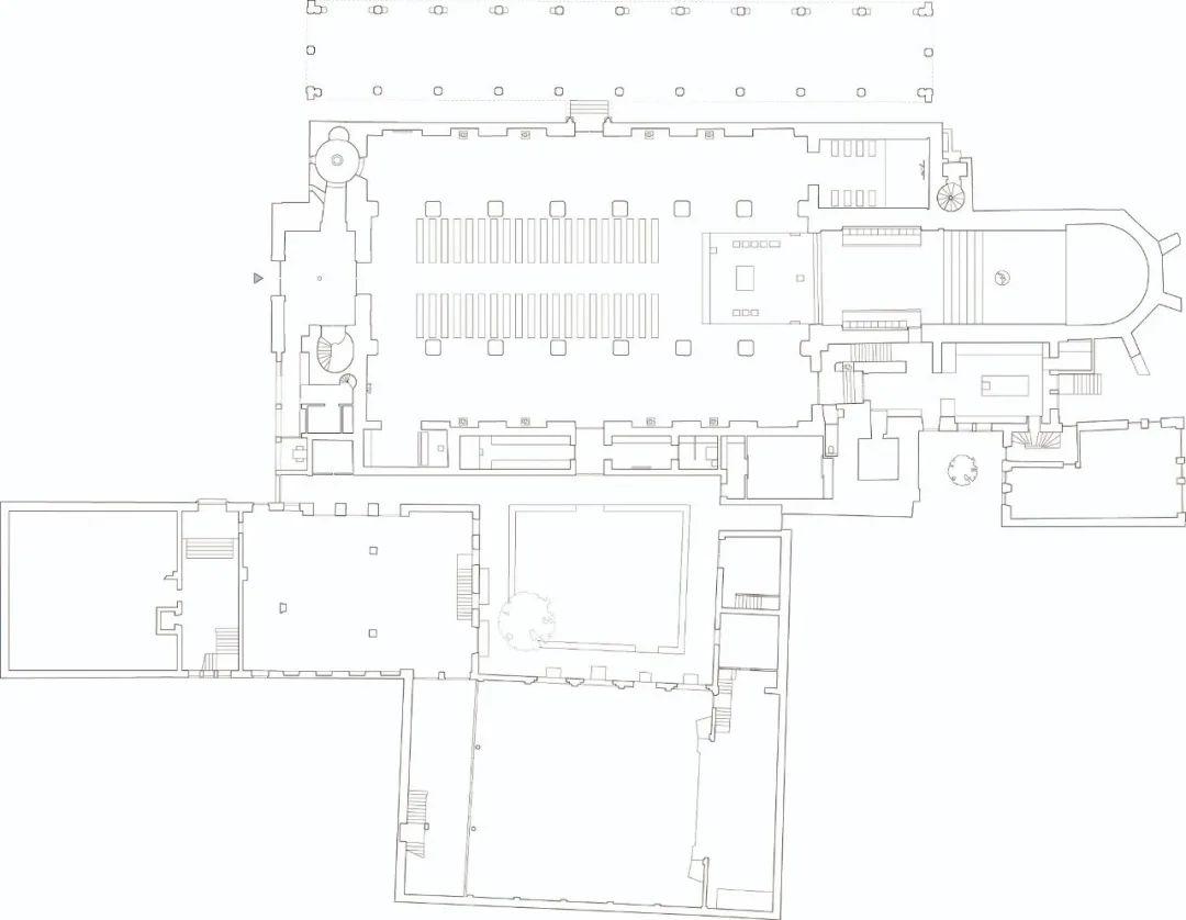 平面圖，St. Moritz Church 聖莫里茨教堂／John Pawson
