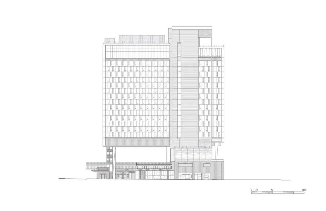 紐約高線公園標準酒店The Standard, High Line／ennead