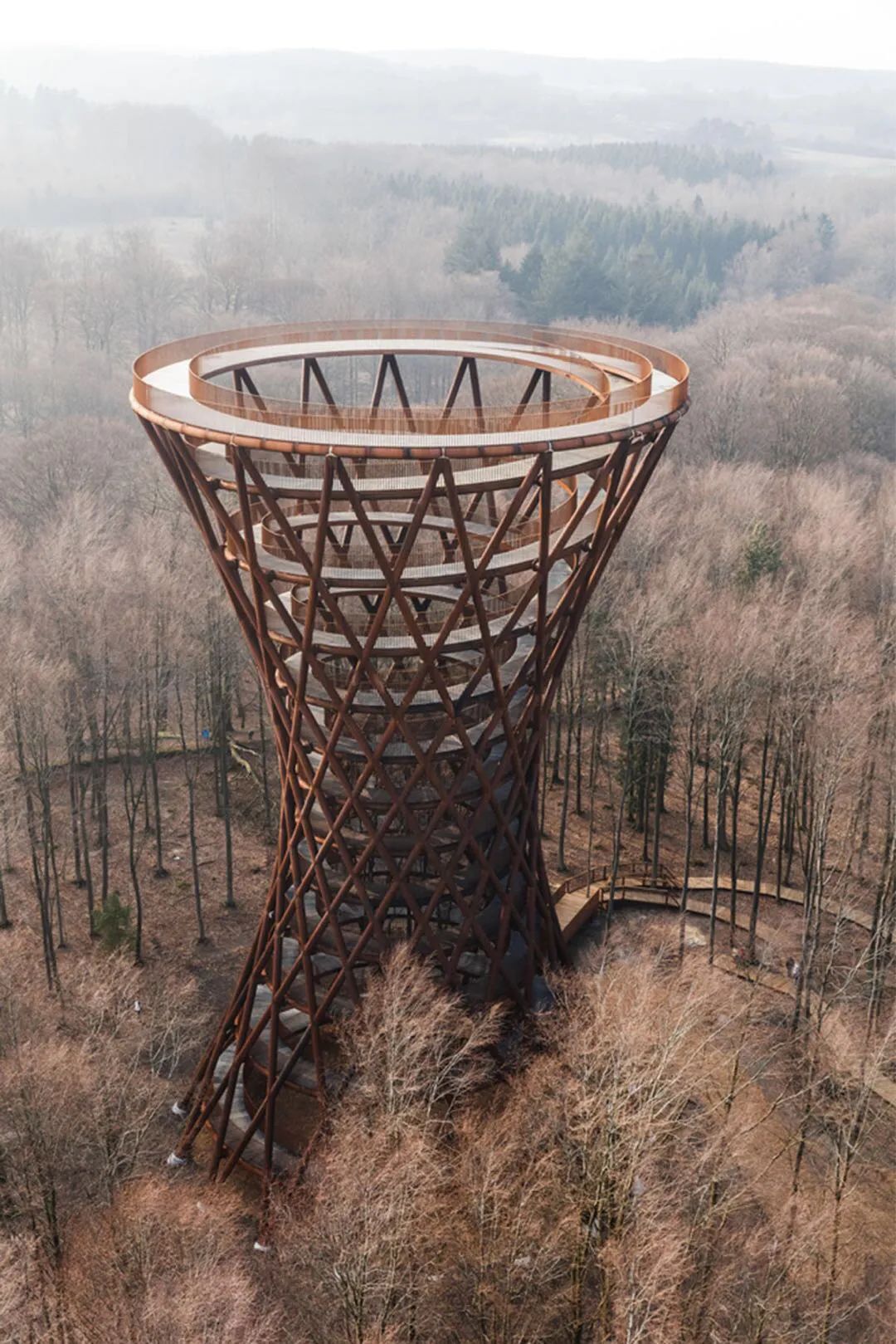 丹麥螺旋觀光塔​Spiraling Observation Tower／EFFEKT＋ARUP