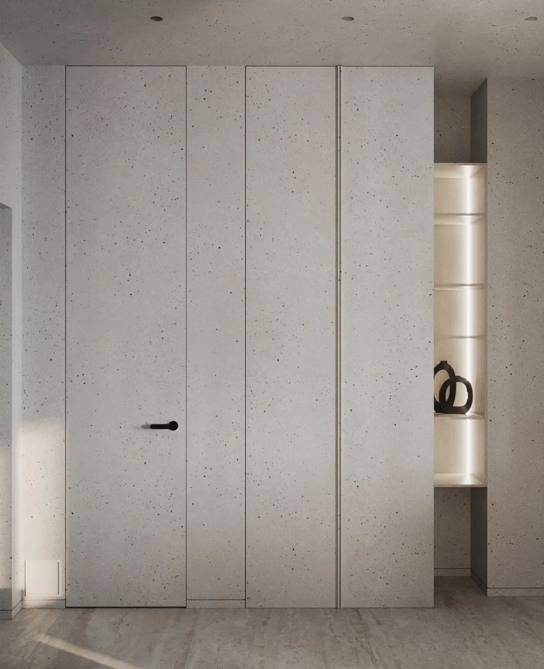 莫斯科公寓Grey APPARTMENT室內設計／Quadro Room