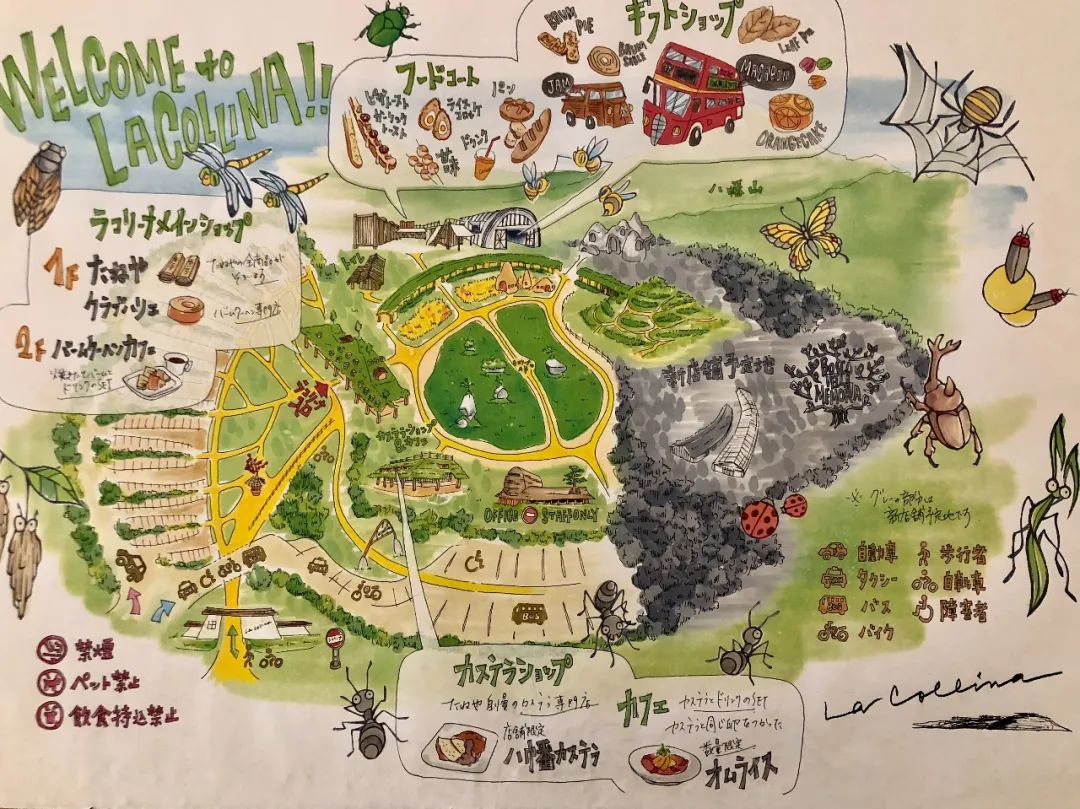 平面圖，La Collina／藤森照信
